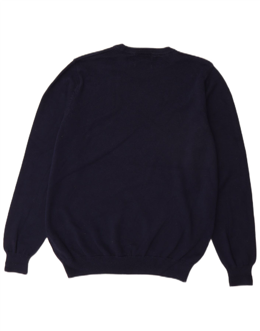 Marks & Spencer Pull à col rond pour homme en coton bleu marine Taille L