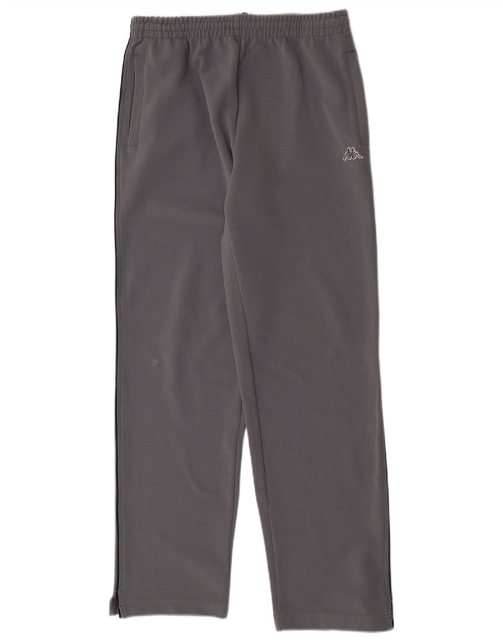 Kappa Pantalon De Survêtement Homme Gris Moyen Polyester