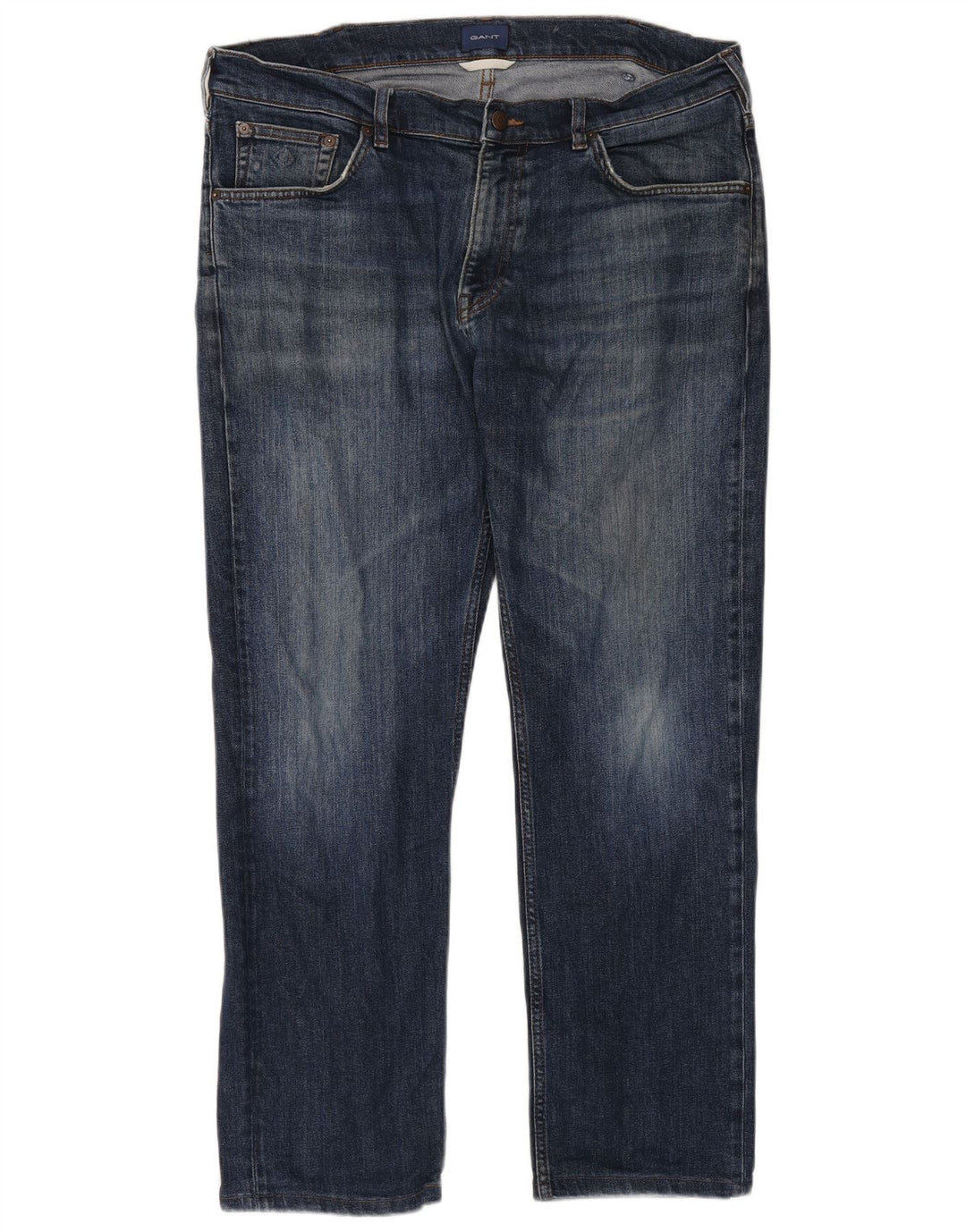 Gant Jean droit régulier W36 L32 bleu coton homme