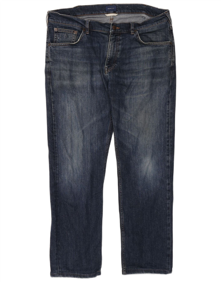Gant Jean droit régulier W36 L32 bleu coton homme