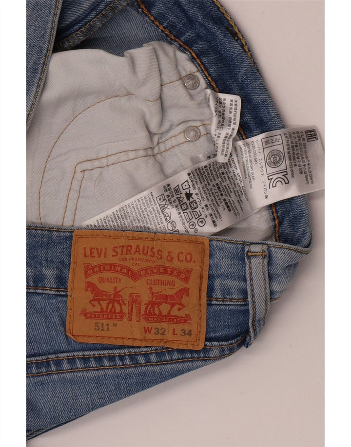 Levi's Jean Slim 511 Homme Bleu W32 L34 Coton