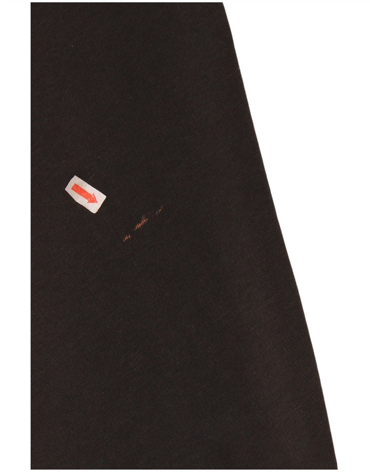 PUMA Sweat-shirt graphique surdimensionné pour femme UK 10 Petit Noir