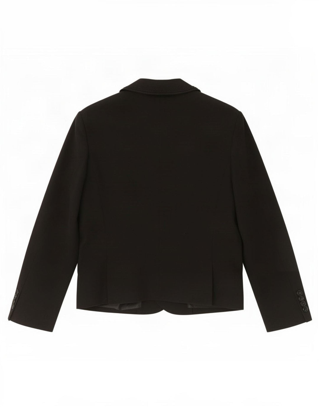 vintage Femme Double Breasted Blazer Veste UK 14 Moyen Noir