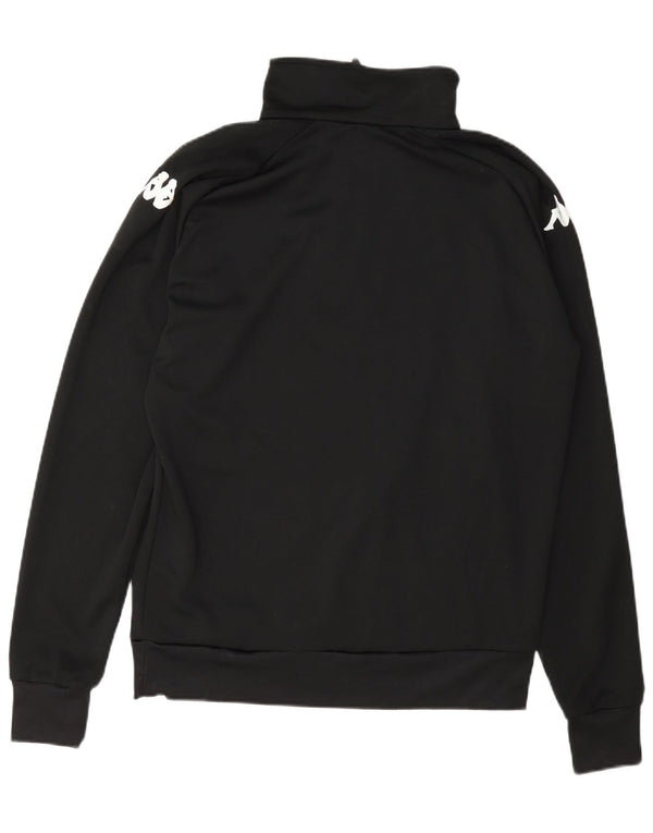 Kappa Homme Graphique Pull Survêtement Top Veste Noir Moyen Polyester