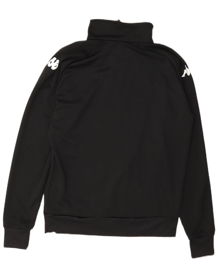 Kappa Homme Graphique Pull Survêtement Top Veste Noir Moyen Polyester