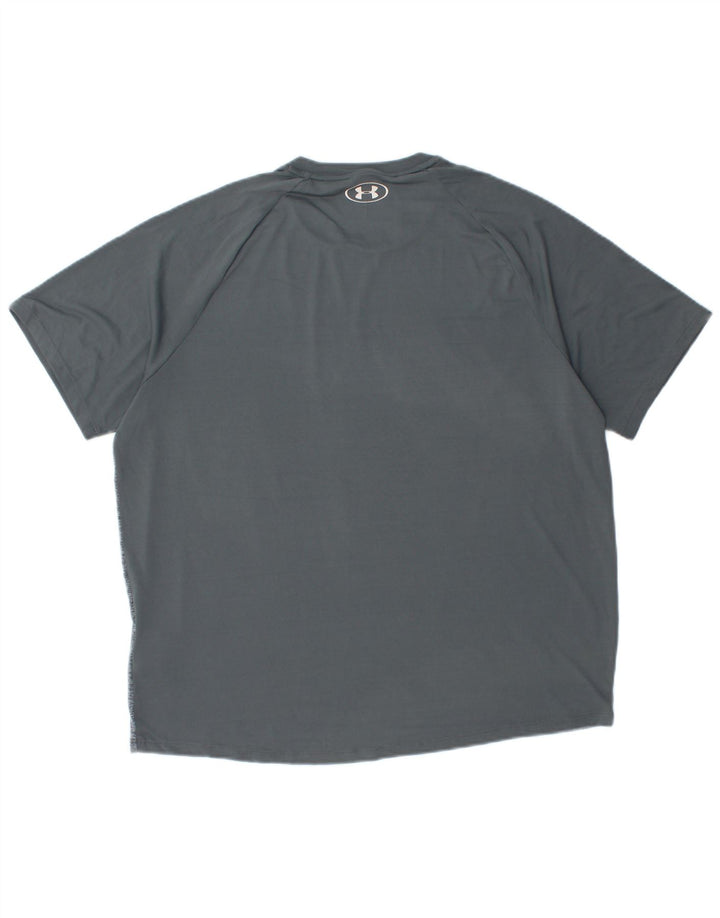Under Armour T-Shirt Homme Haut Large Gris Moucheté Polyester
