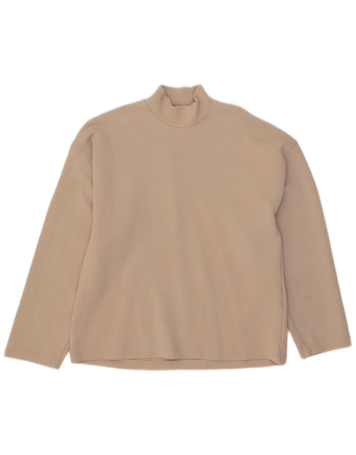 Zara Homme Top Manches Longues Petit Coton Beige