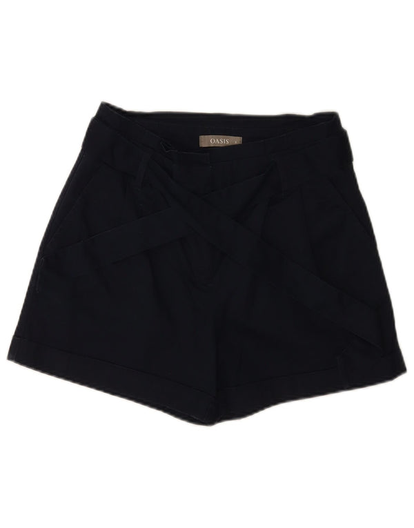Oasis Short décontracté pour femme UK 8 Small W26 Bleu marine en coton