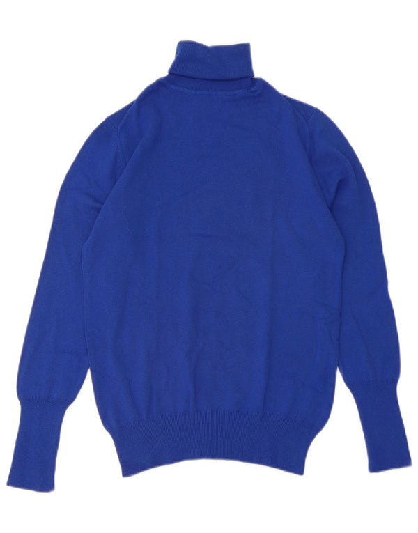 Zara Pull col roulé pour femme UK 14 Large Bleu