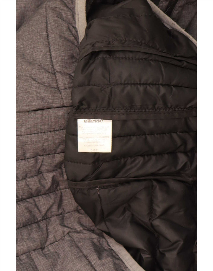 Ellesse Veste matelassée à capuche garçon 12-13 ans Gris Nylon