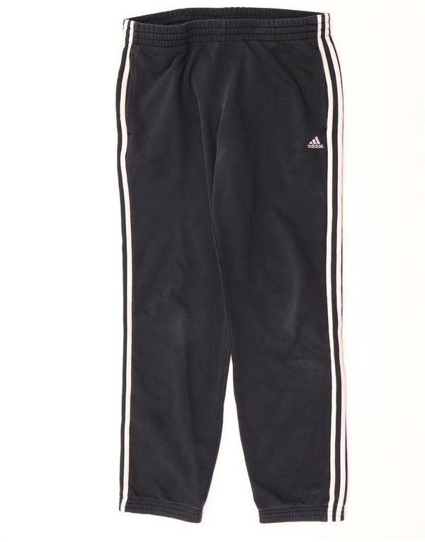 Adidas Pantalon de survêtement pour homme en coton bleu marine Taille L
