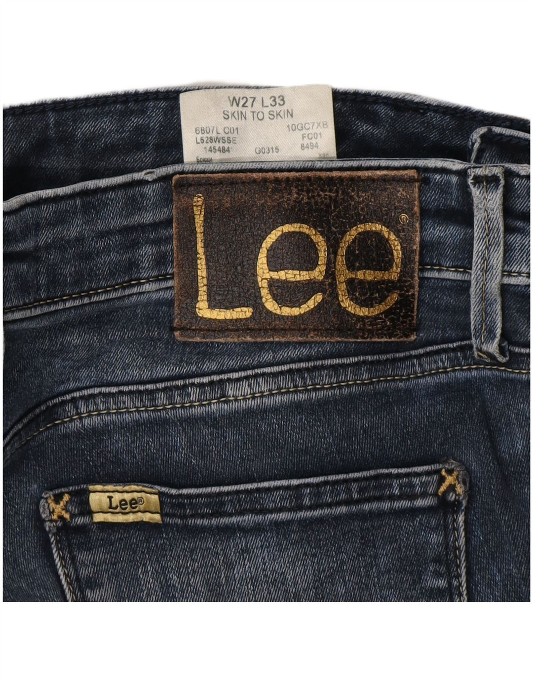 LEE Jean Skinny Femme W27 L25 Bleu Coton