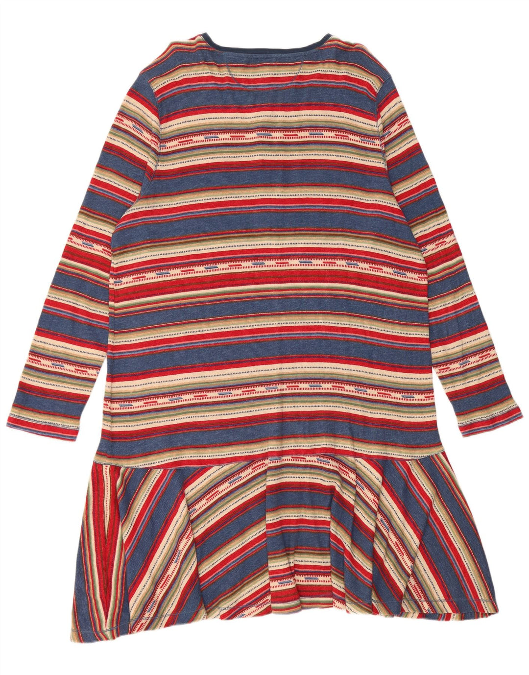 RALPH LAUREN Robe taille basse pour femme UK 22 3XL Rayé multicolore