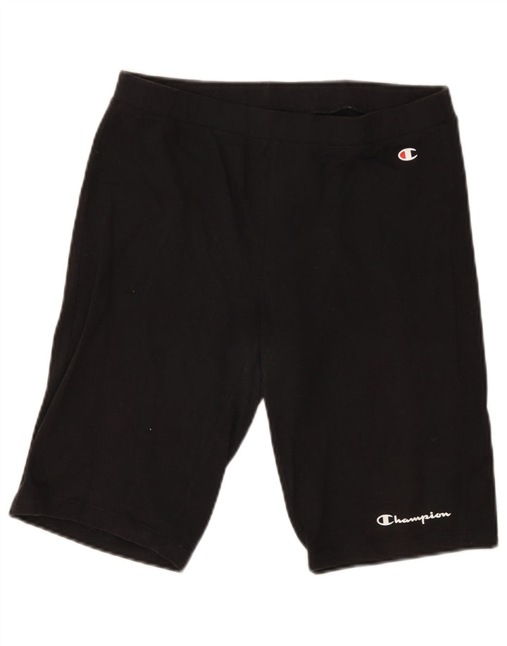 CHAMPION Short de sport pour femme UK 18 XL Noir Coton