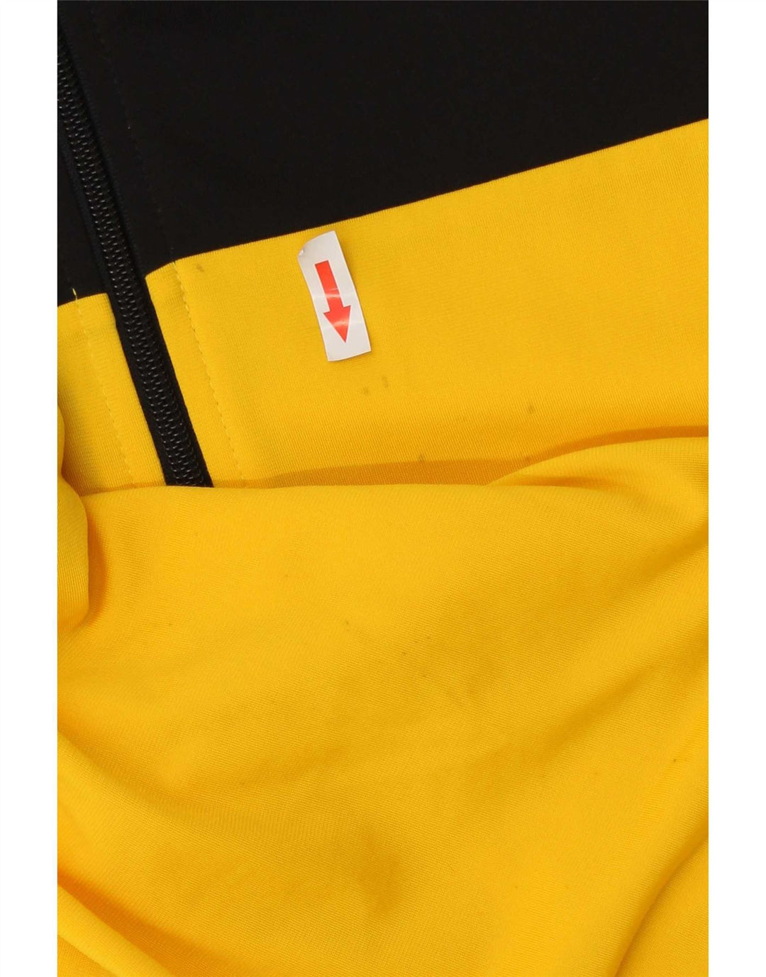 Puma Veste de Survêtement Homme Jaune Moyen Polyester Colorblock