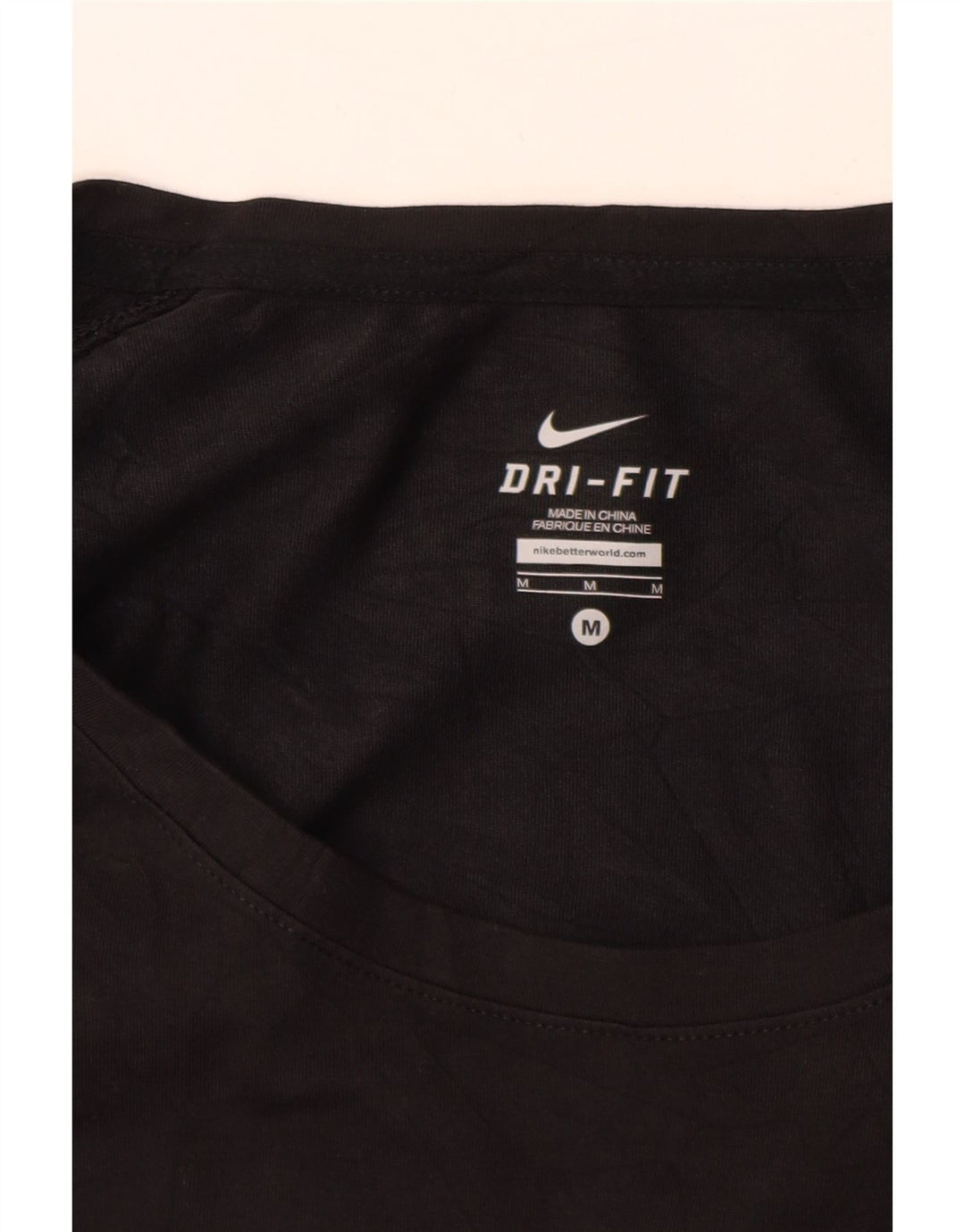 NIKE Sweat-shirt surdimensionné Dri Fit Graphic pour femme UK 14 Noir moyen