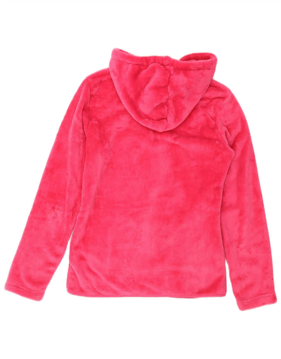 BRUGI Veste polaire à capuche pour femme UK 10 Small Rose Polyester