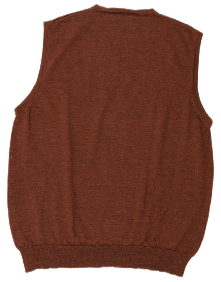MAYSER Débardeur Homme IT 56 XL Marron Laine