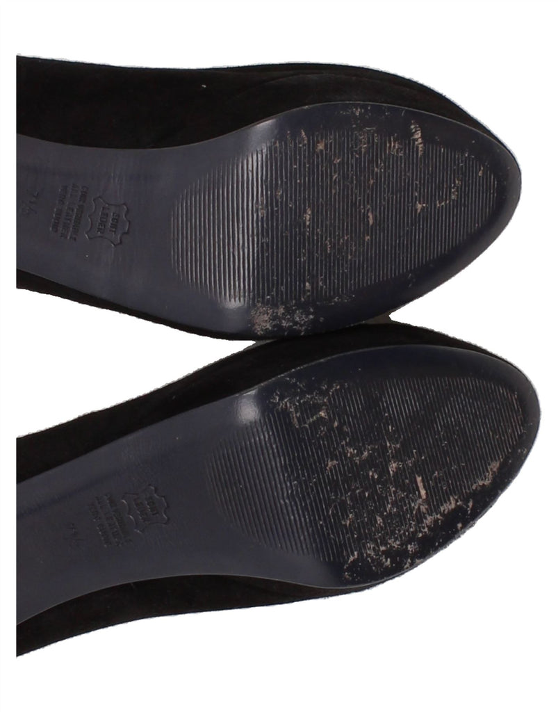 KENNEL & SCHMENGER Womens Suede Pump Heels UK Size 7.5 Black Suede Vintage Kennel & Schmenger and Second-Hand Kennel & Schmenger from Messina Hembry 