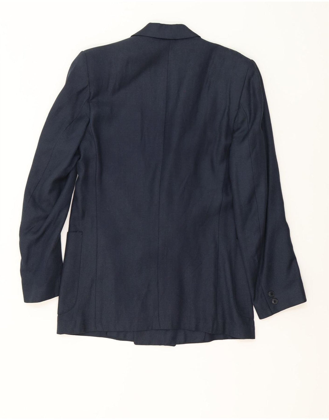 vintage Homme Double Breasted Blazer Veste UK 38 Moyen Bleu Marine Classique