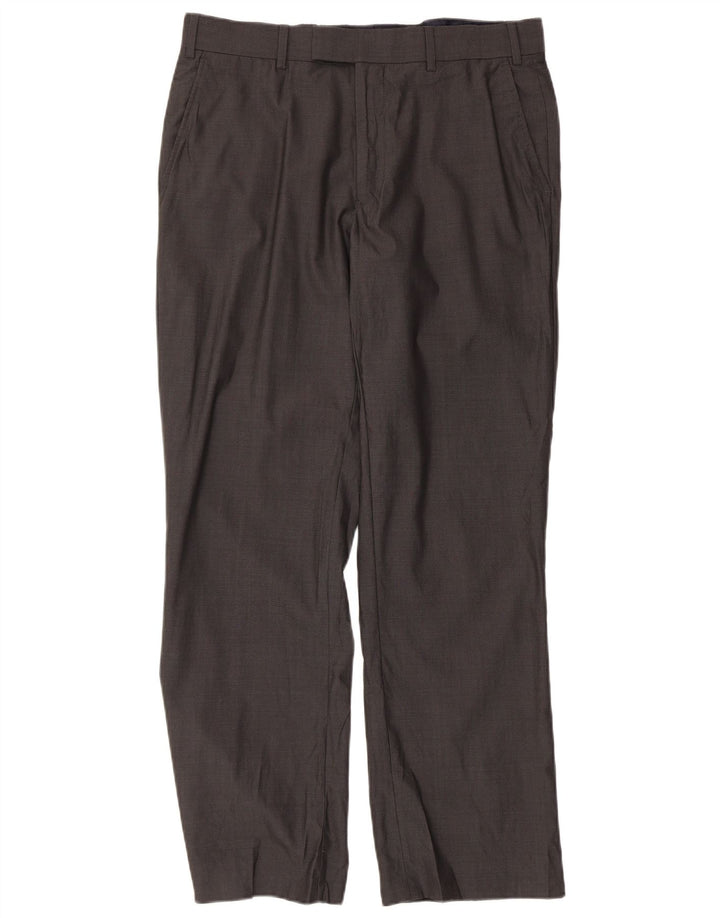 Ted Baker Pantalon Chino Droit Homme W34 L29 Gris
