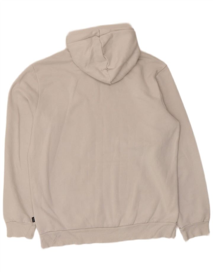 Puma Pull à Capuche Graphic Homme Blanc Moyen Coton