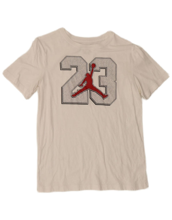 Jordan T-shirt graphique pour garçon 13-14 ans XL Blanc Sports