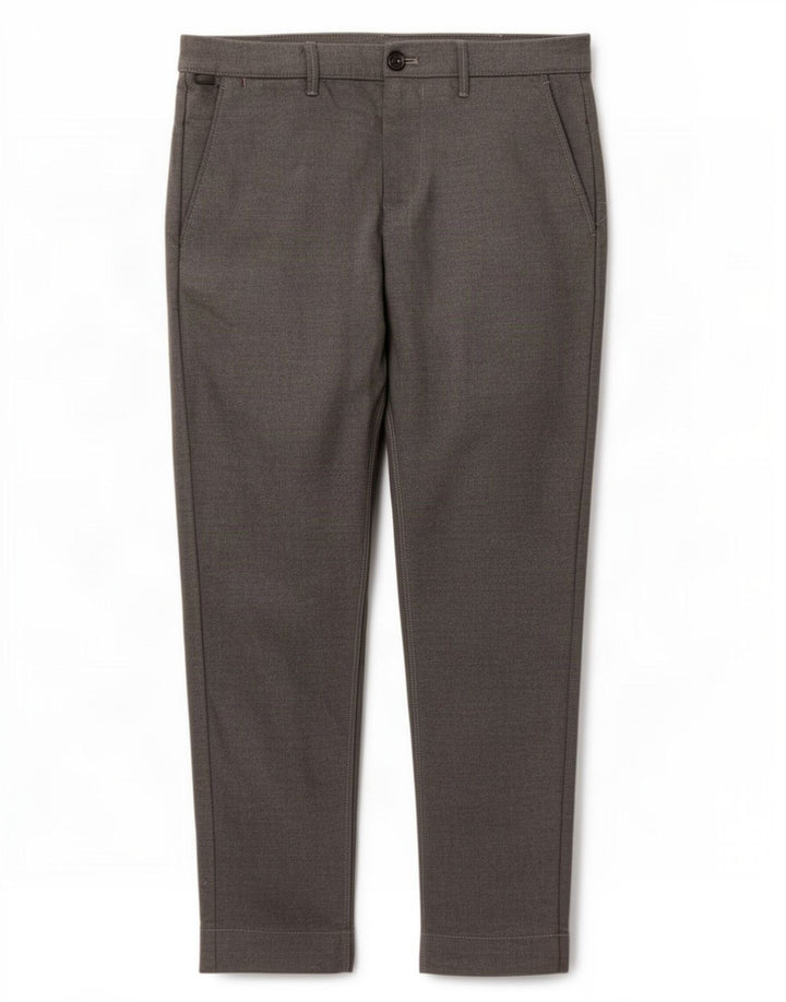 Zara Pantalon Chino Slim Homme EU 40 Medium W31 L28 Gris Polyester