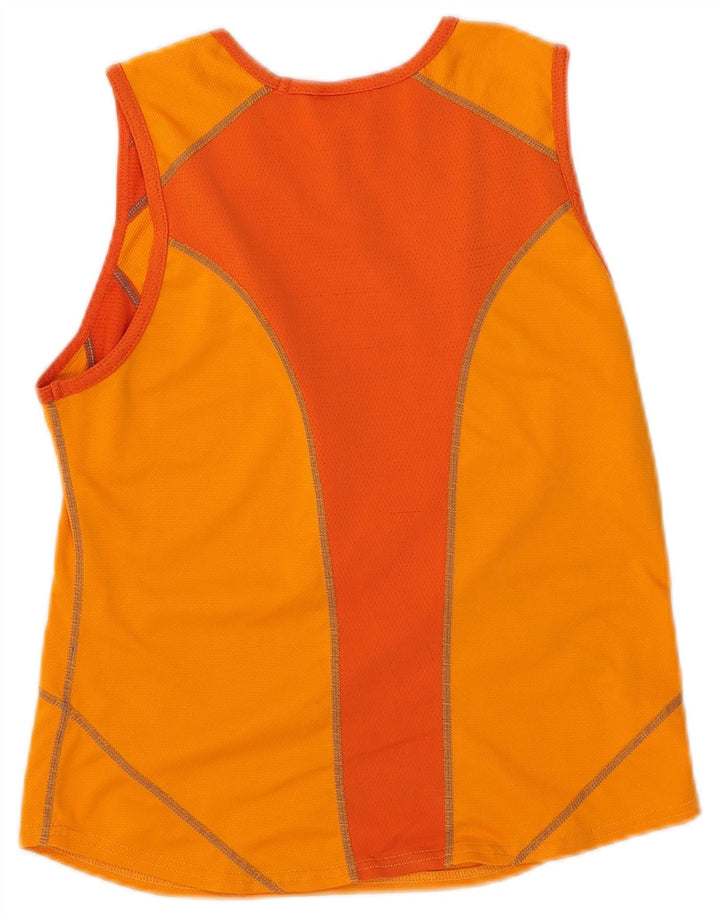 Nike Débardeur Femme US 8/10 Polyester Colorblock Orange Moyen