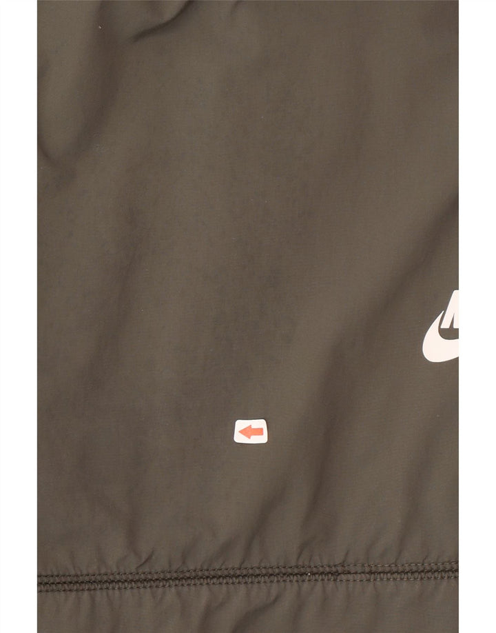 Nike Pantalon de survêtement pour homme Large en coton color block vert