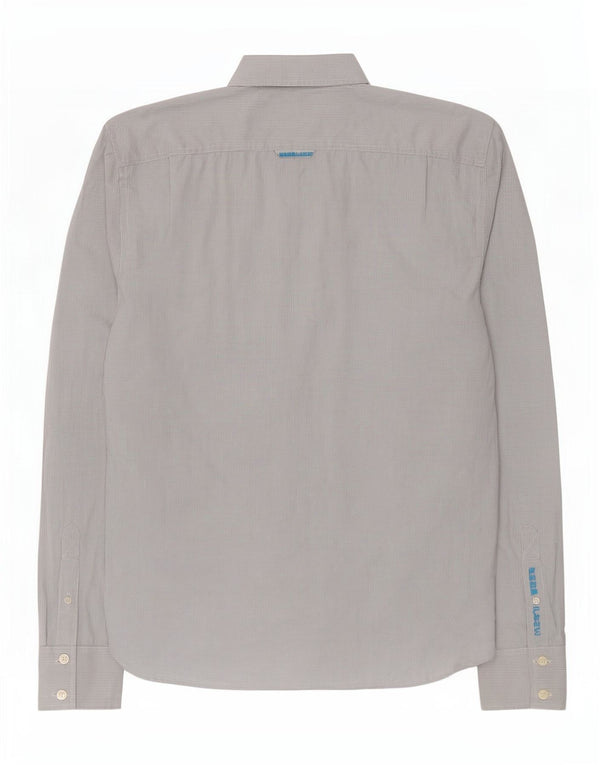 Superdry Chemise Homme 2XL Coton Vichy Blanc