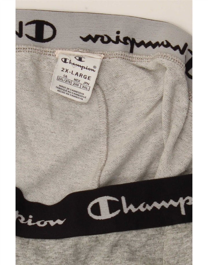 Champion Pantalon de survêtement graphique pour femme 2XL Gris Colourblock