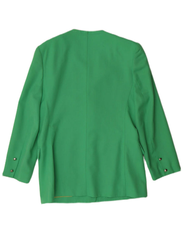 Michael H. Veste blazer à 5 boutons pour femme UK 14 Vert moyen classique