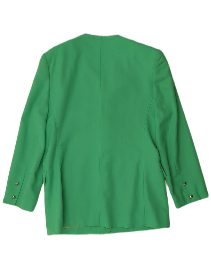 Michael H. Veste blazer à 5 boutons pour femme UK 14 Vert moyen classique
