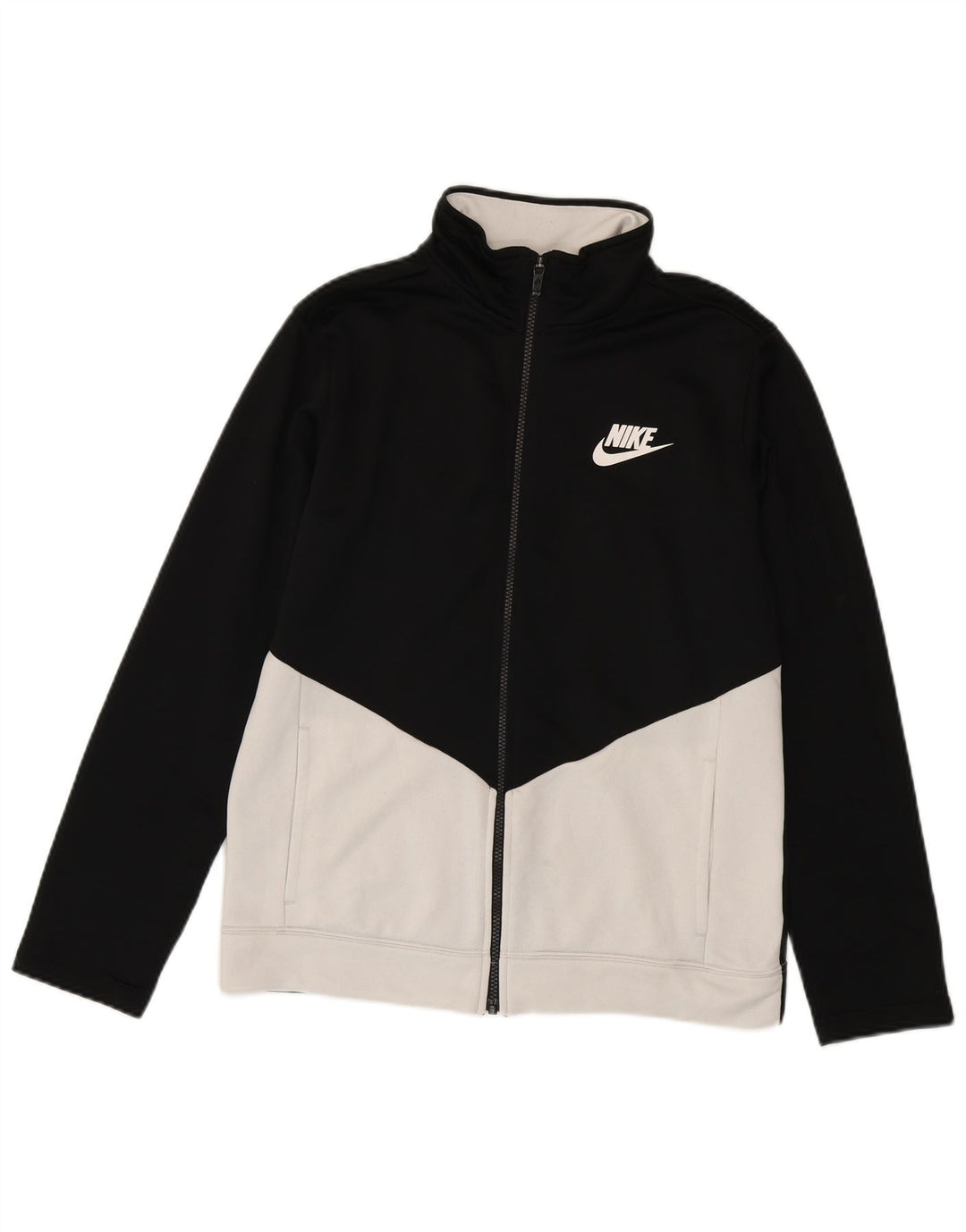 Veste de survêtement Nike pour garçon 13-14 ans XL Noir Colorblock Polyester