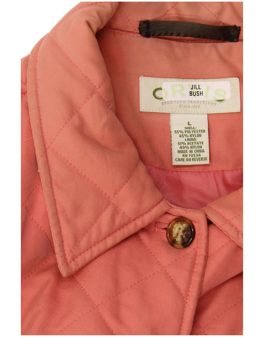 ORVIS Veste matelassée pour femme UK 16 Large Rose Polyester