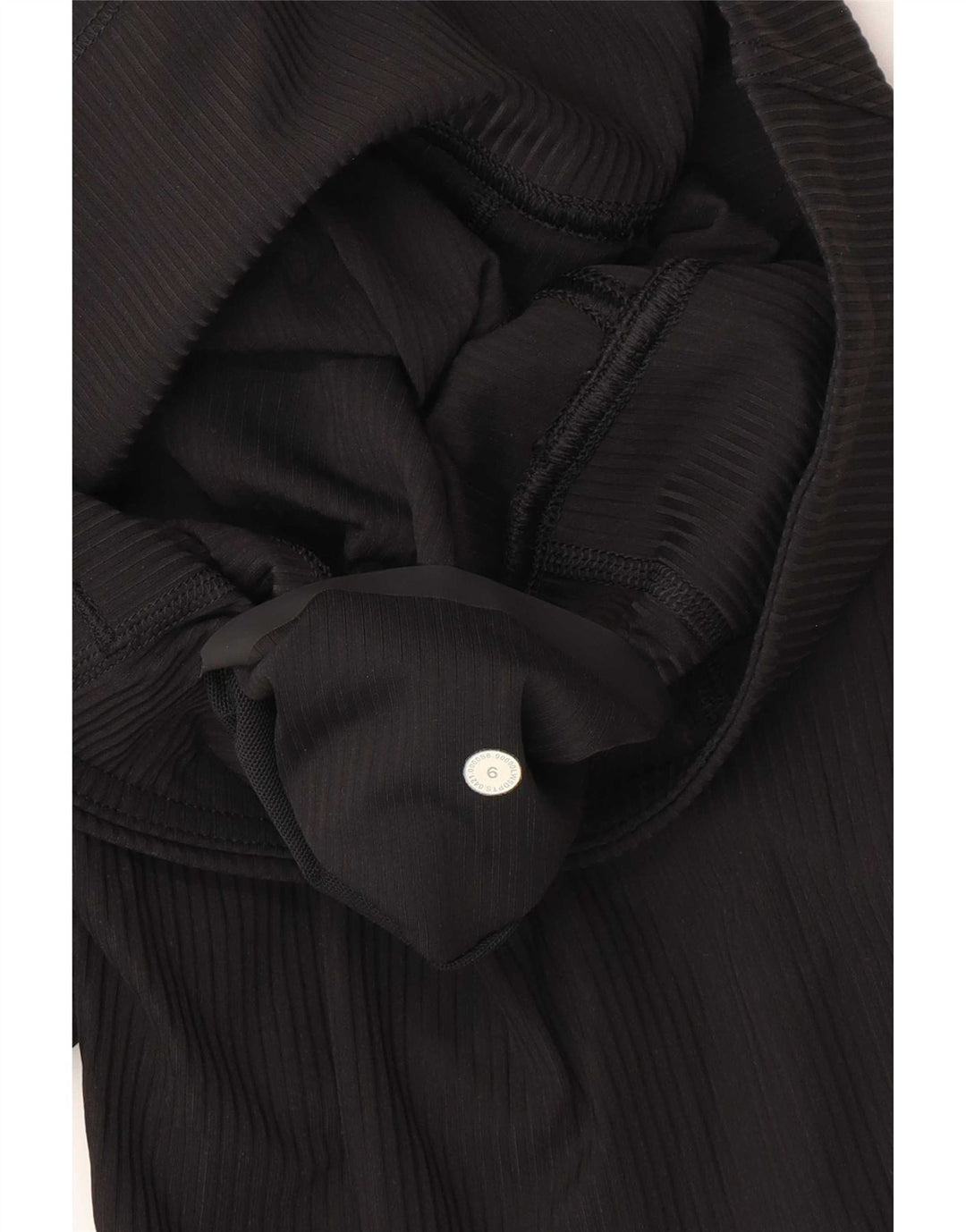Lululemon Womens Crop Leggings US 6 Medium Noir Synthétique