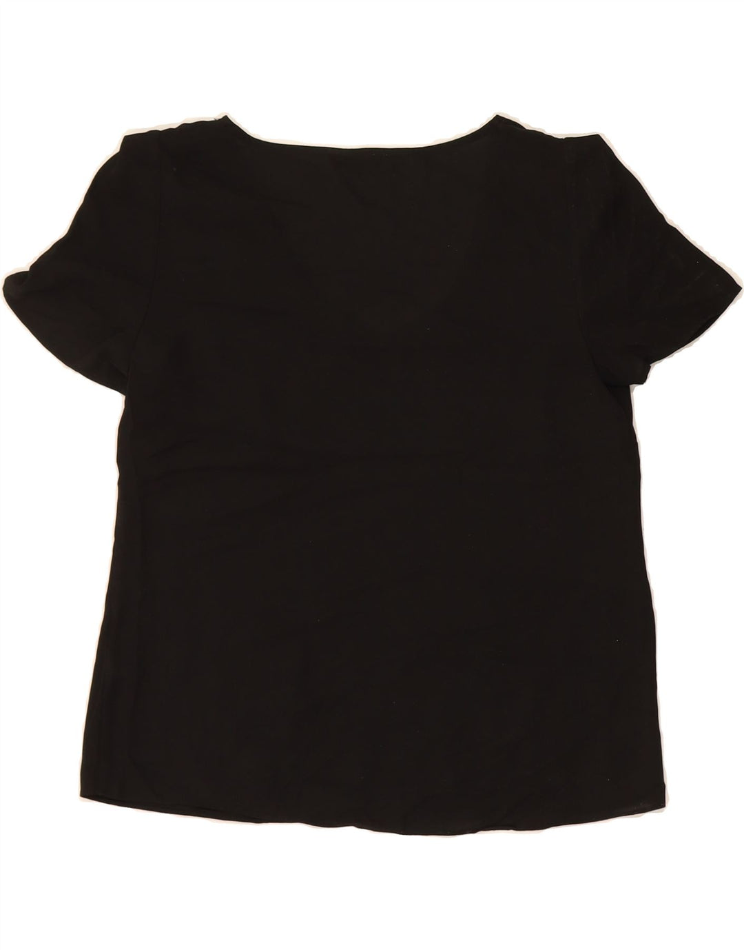 OASIS Womens T-Shirt Top UK 10 Small Black Polyester Vintage Oasis and Second-Hand Oasis from Messina Hembry 