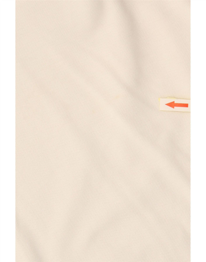 BURBERRY Polo BRIT Femme UK 12 Medium Off White Coton