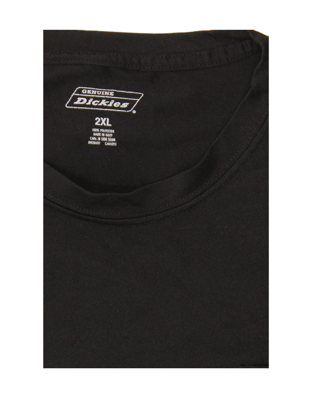 Dickies T-Shirt Homme Haut 2XL Noir Polyester