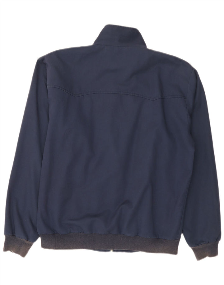 Three Stroke Mens Bomber Jacket UK 40 Grand Bleu Marine Coton