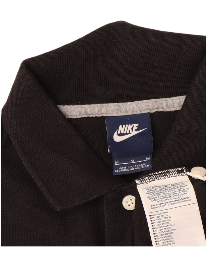 Polo Nike Homme Coton Noir Moyen