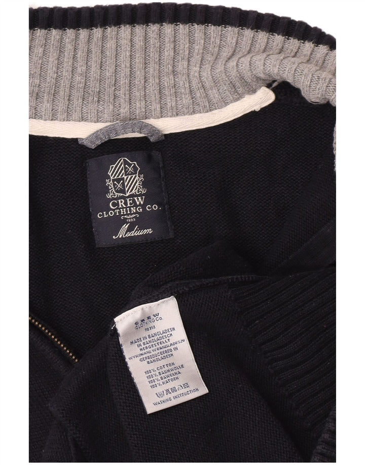 Crew Clothing Pull Cardigan Homme Bleu Marine Moyen Coton