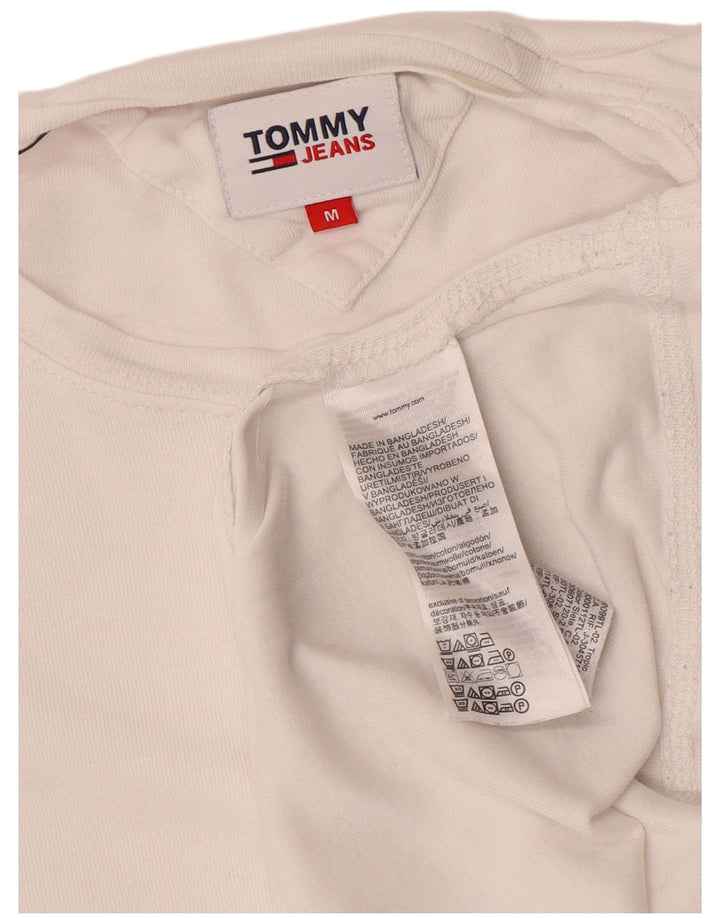 Tommy Hilfiger Haut à manches longues pour homme en coton blanc moyen
