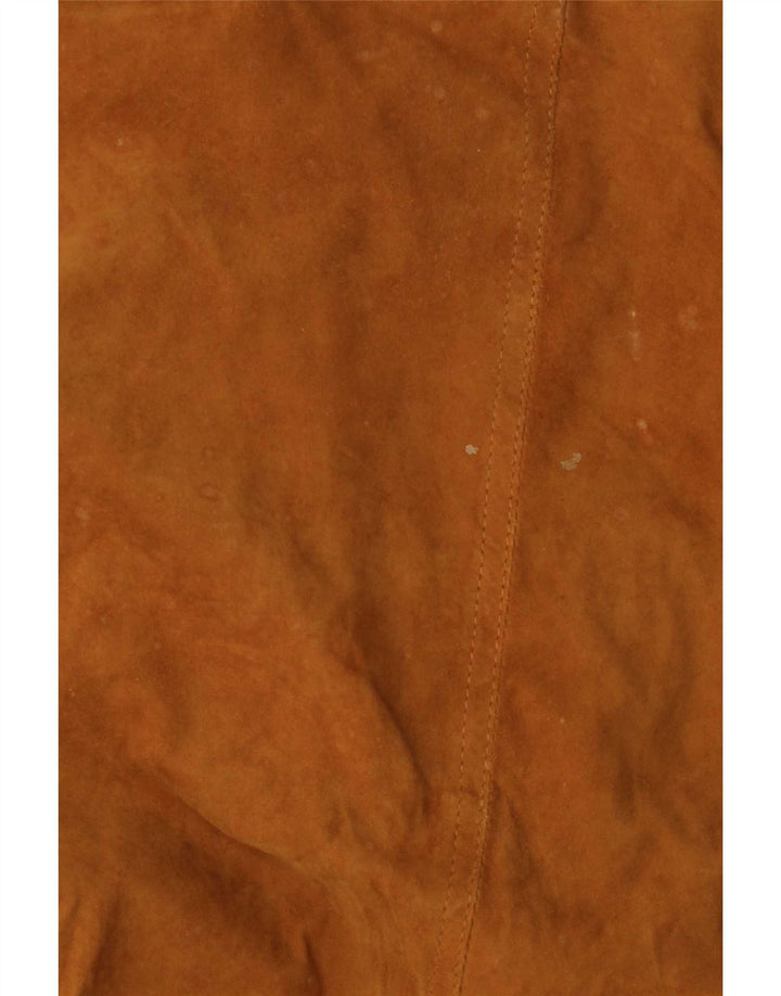 Belfe & Mens Blouson Bomber En Daim IT 48 Cuir Beige Moyen