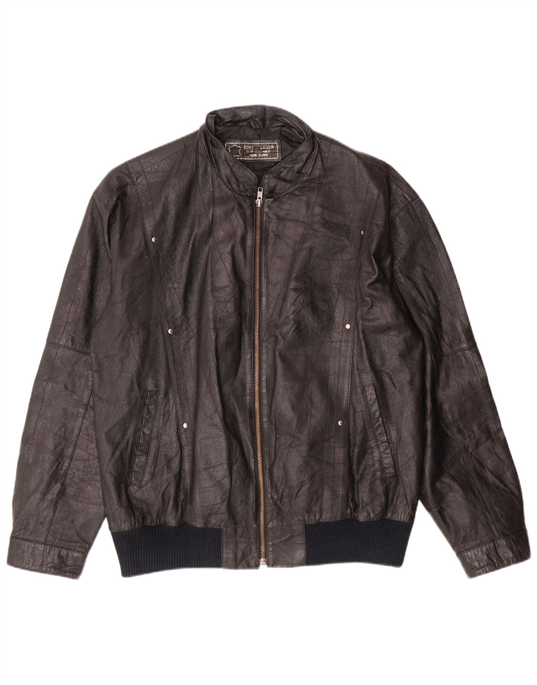 ESCO Veste en Cuir Homme IT 52 XL Cuir Noir