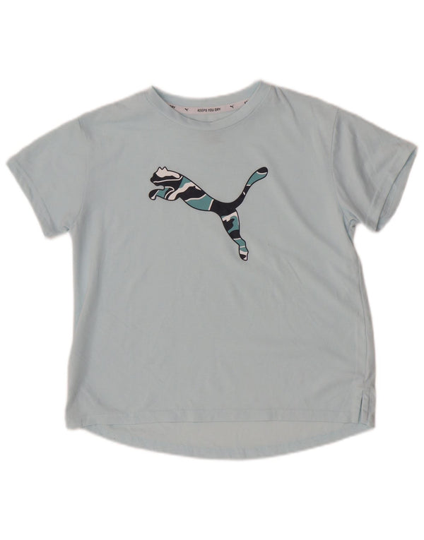 Puma T-Shirt Graphique Fille 11-12 ans Bleu