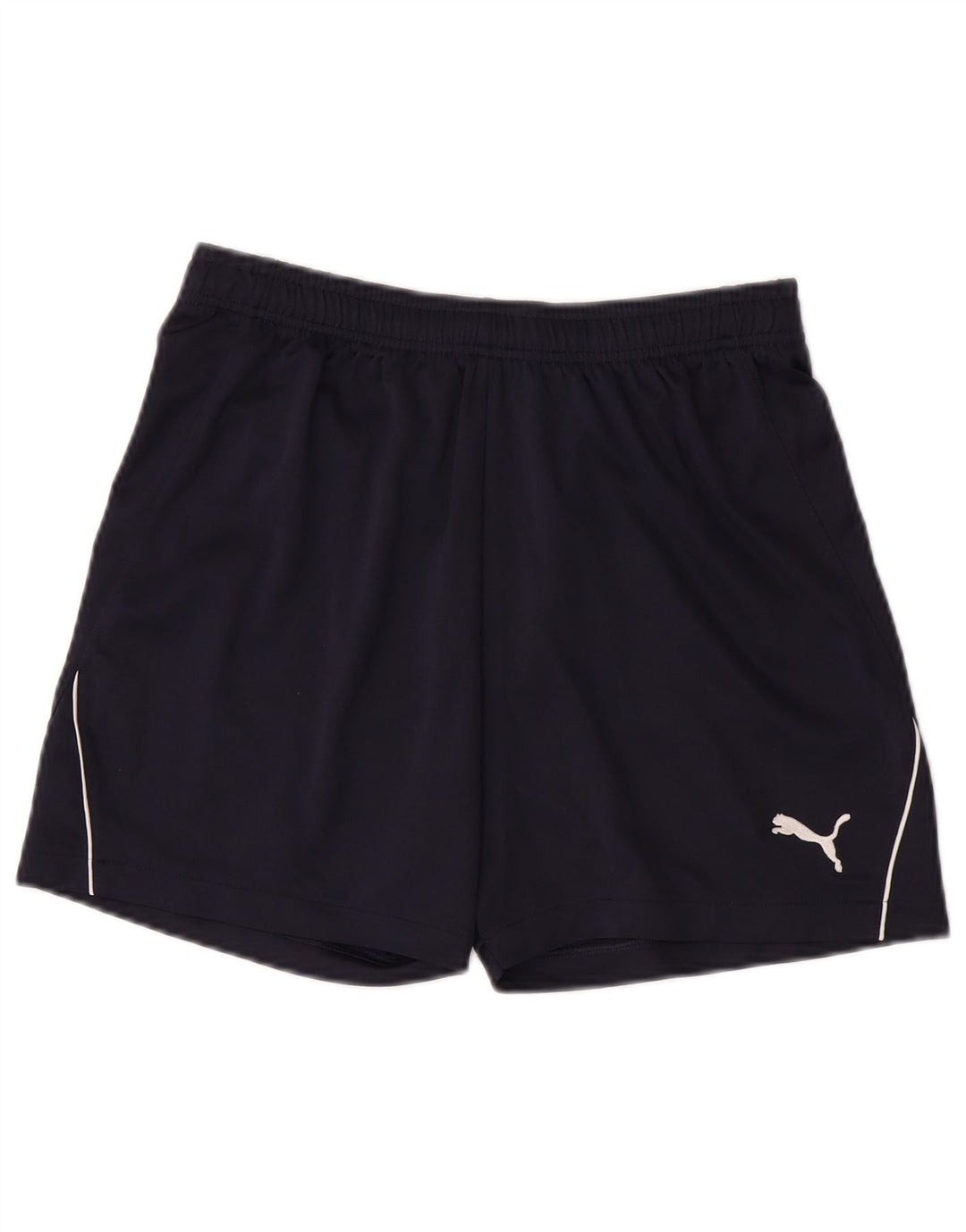 Puma Short de Sport Garçon 15-16 ans Bleu Marine Polyester