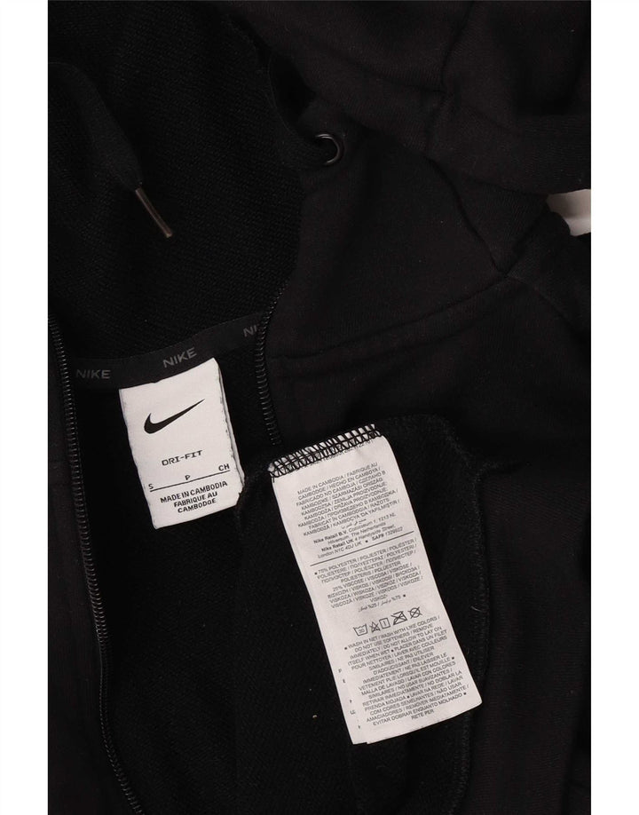 Nike Hommes Dri Fit Zip Sweat à capuche Petit Noir Polyester