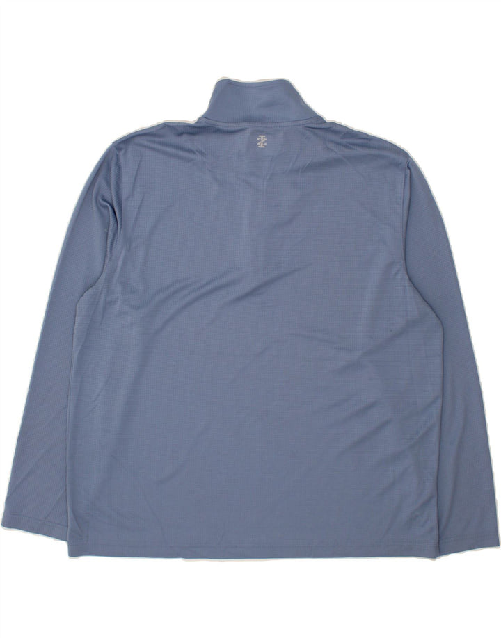 IZOD Mens Pullover Tracksuit Top 2XL Blue Polyester Vintage Izod and Second-Hand Izod from Messina Hembry 